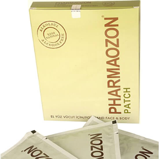 Pharmaozon Patch 3x5 ml ozon serumu jel, saf oksijen moleküllü, ozonlanmış zeytinyağı, 20x20 cm tek kullanımlık patch- 1