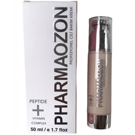 Pharmaozon Profesyonel Cilt Bakım Kremi 50 ml peptidli A ve E antioksidanlı nemlendirici kırışıklık karşıtı krem- 1