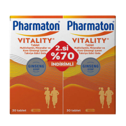Pharmaton Vitality 30 Tablet Avantajlı 2'li Paket - Pharmaton