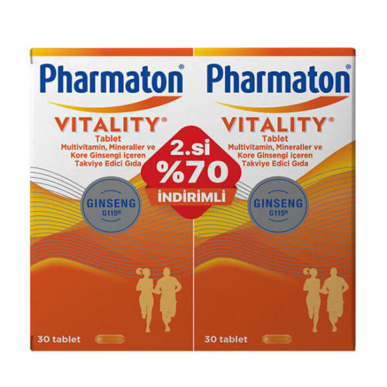  Pharmaton Vitality 30 Tablet Avantajlı 2'li Paket - 1