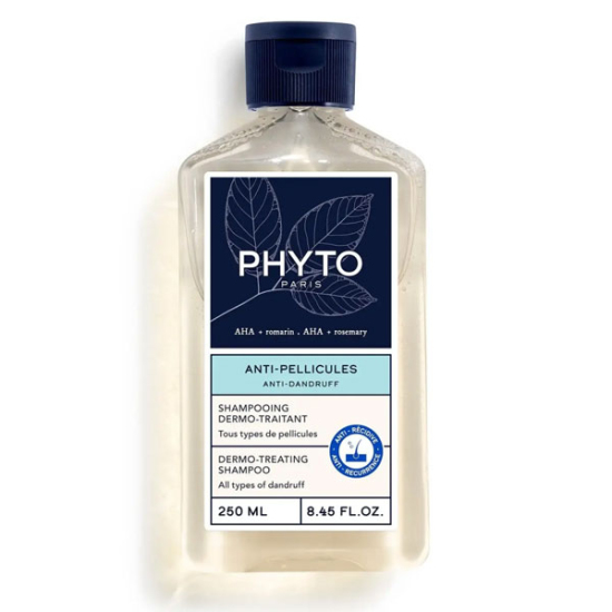 Phyto Anti Dandruff Shampoo 250 ml kepek karşıtı şampuan şişesi saç bakım ürünü- 1