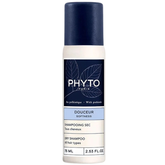 Phyto Douceur Dry Shampoo 75 ml kuru şampuan sprey, tüm saç tipleri için sebum dengeleyici, hacim verici, ferahlatıcı- 1