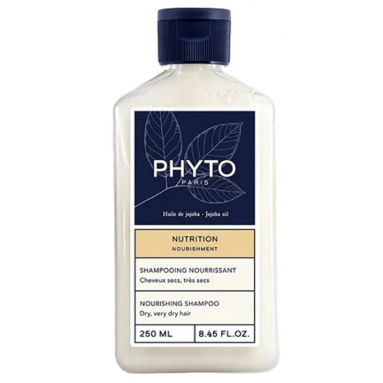 Phyto Nutrition Nourishing Shampoo 250 ml besleyici şampuan şişesi kuru saçlar için nazik temizlik yumuşak esnek görünüm- 1