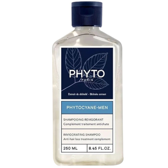 Phyto Phytocyane Men Invigorating Shampoo 250 ml erkek şampuanı dökülme karşıtı parlaklık etkili besleyici koruyucu- 1