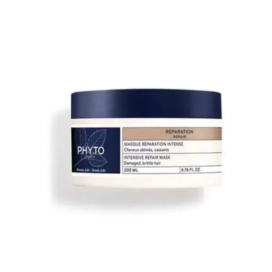 Phyto Repair Intensive Mask 200 ml saç maskesi, onarıcı bakım, hasar görmüş saçlar için, %97 doğal kaynaklı- 1