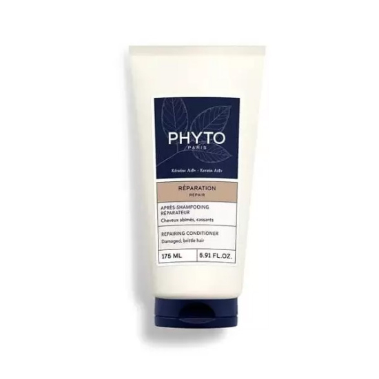 Phyto Repair onarıcı saç kremi 175 ml şişe, hasarlı saçlar için güçlendirici bakım, silikon ve renklendirici içermez- 1
