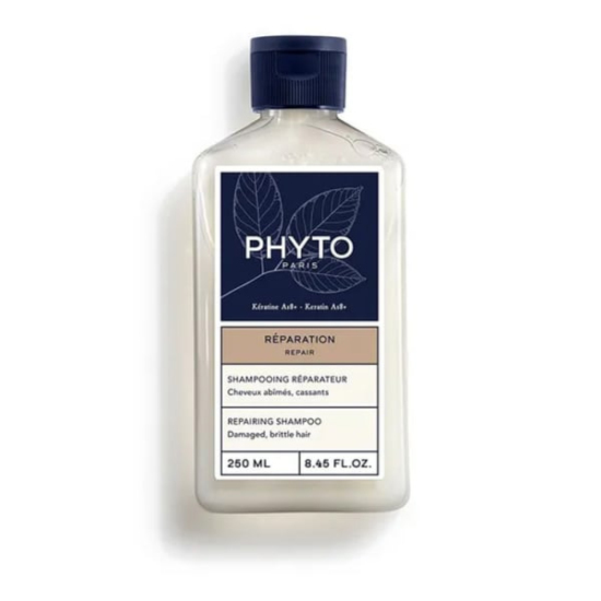 Phyto Repair onarıcı şampuan 250 ml şişe, hasarlı ve kırılgan saçlar için nazik temizlik ve parlak görünüm- 1