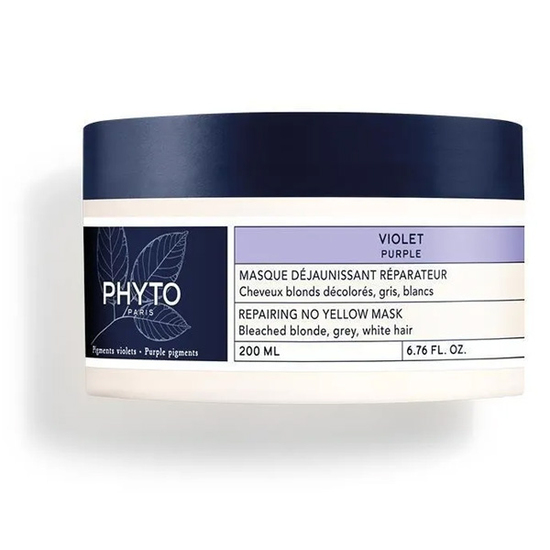 Phyto Violet Purple Mask 200 ml mor saç maskesi, sarı ve gri saçlarda istenmeyen tonları nötrleyen bakım ürünü- 1