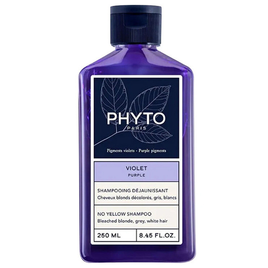 Phyto Violet Purple Shampoo 250 ml mor şampuan nem destekli parlaklık etkili günlük kullanım sarı saç karşıtı turunculaşma- 1