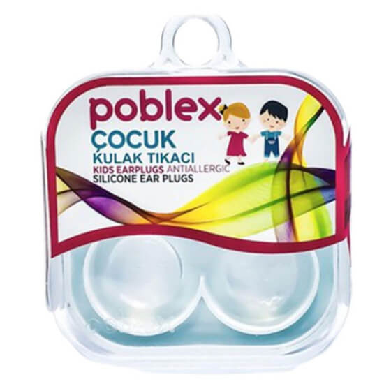 Poblex çocuk silikon kulak tıkacı kulak koruma gürültüyü azaltır kulağa uyumlu nazik kullanım pratik medikal ürün- 1