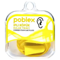 Poblex İpli Köpük Kulak Tıkacı - Poblex