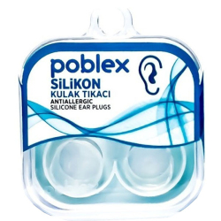 Poblex - Poblex Silikon 2'li Kulak Tıkacı Poblex - Poblex Silikon 2'li Kulak Tıkacı