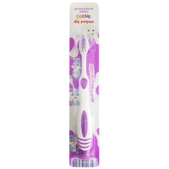  Powerdent Çocuk Diş Fırçası Extra Yumuşak Lila - 1