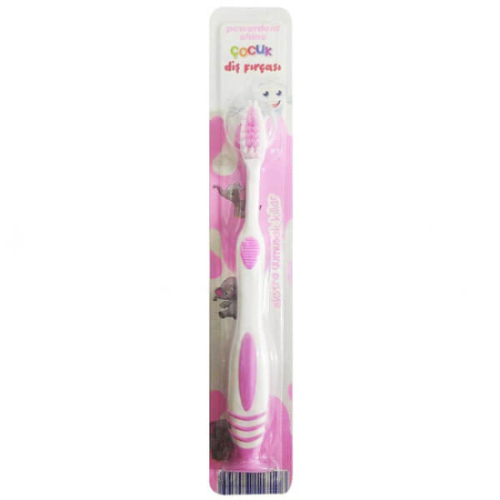  Powerdent Çocuk Diş Fırçası Extra Yumuşak Pembe - 1