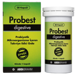 Abdi İbrahim - Probest Digestive Probiyotik 20 Kapsül Abdi İbrahim - Probest Digestive Probiyotik 20 Kapsül