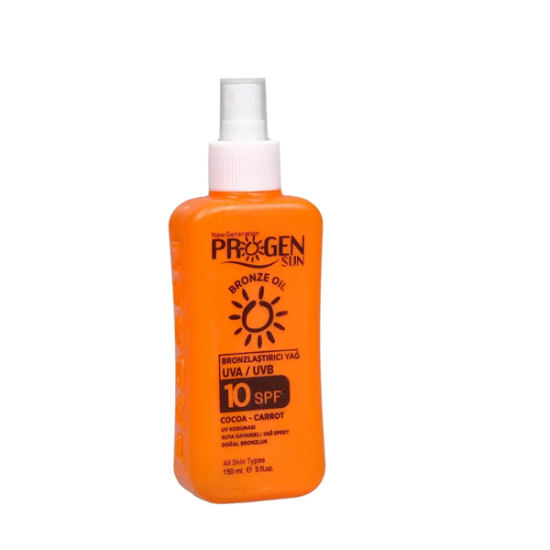  Progen Bronze SPF10+ Bronzlaştırıcı Yağ 150 ml - 1