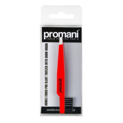Promani Eğik Uçlu Kaş Fırçali Cımbız PR929 - Promani