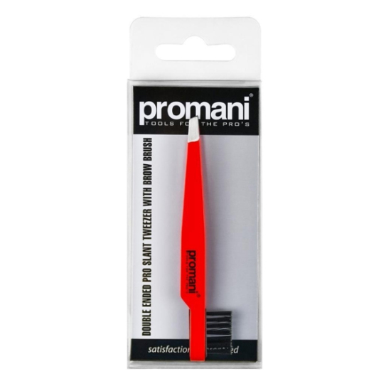 Promani Eğik Uçlu Kaş Fırçali Cımbız PR929