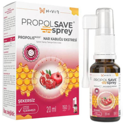 Propolsave Propolis Nar Ekstresi İçeren Sprey 20 ml Gıda Takviyesi - Haver Farma