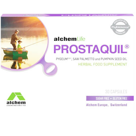 Prostaquil 30 kapsül 100 mg pygeum extract saw palmetto oil pumpkin seed oil ve flaxseed oil içeren takviye kutusu- 1