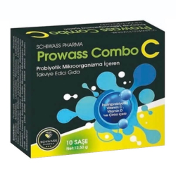 Prowass Combo C Probiyotik 3lü Etki 10 Saşe - Schiwass