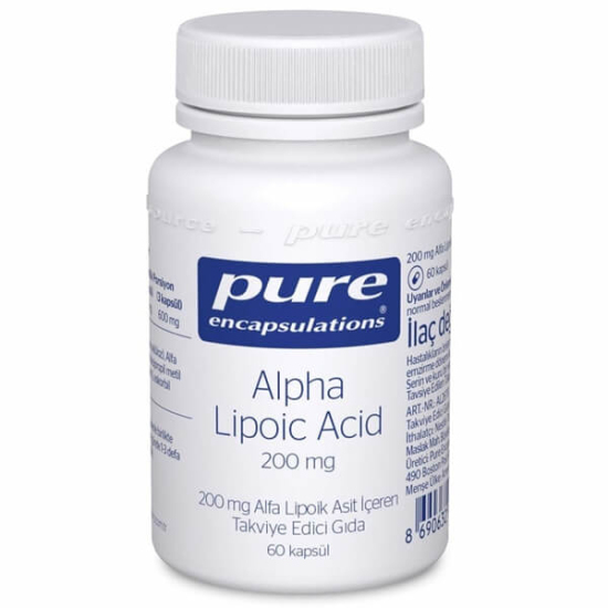  Pure Alpha Lipoic Acid 200 mg 60 Kapsül - 1