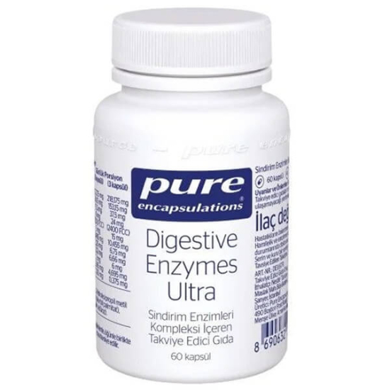  Pure Digestive Enzymes Ultra 60 Kapsül - 1