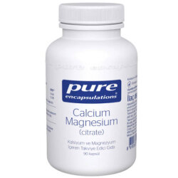 Pure Encapsulations Calcium Magnesium Citrate Aromasız 90 Kapsül - Pure Encapsulations