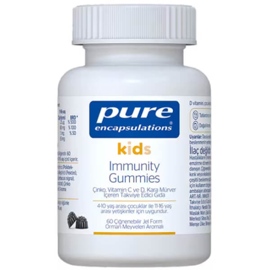  Pure Encapsulations Kids İmmunity 60 Gummies - 1