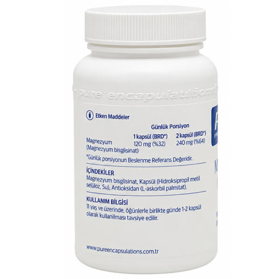 Pure Encapsulations Magnesium Glycinate 60 Kapsül - 3