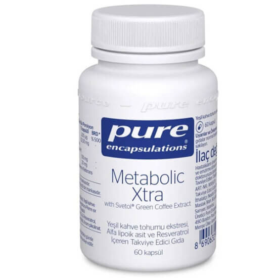  Pure Encapsulations Metabolic Xtra 60 Kapsül - 1