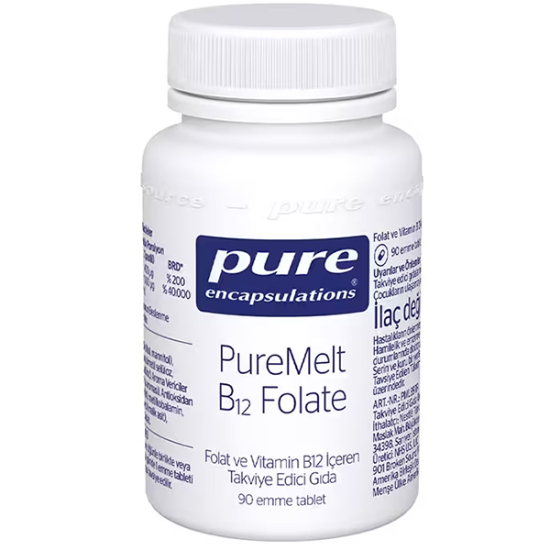  Pure Encapsulations PureMelt B12 Folate 90 Tablet - 1