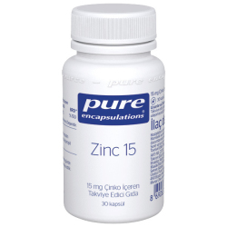 Pure Encapsulations Zinc 15 mg 30 Kapsül - Thumbnail