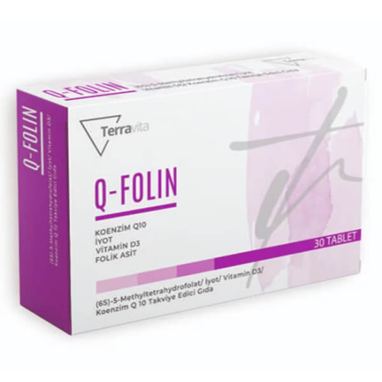  Q Folin Koenzim Q10 Takviye Edici Gıda 30 Tablet - 1