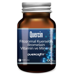 Quercin Fitozomal Kuersetin Bromelain Vitamin ve Mineral 60 Kapsül - Tab İlaç