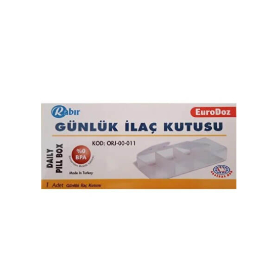 Rabir Günlük İlaç Saklama Kutusu
