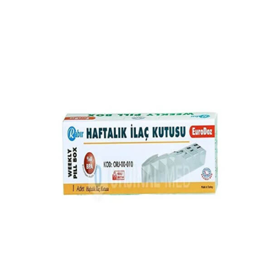 Rabir Haftalik İlaç Saklama Kutusu