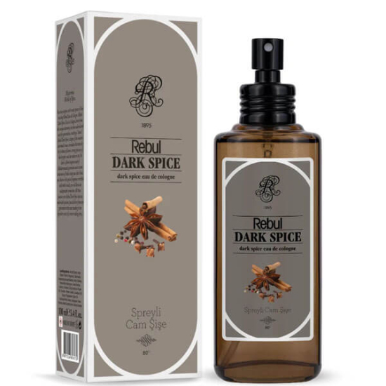  Rebul Dark Spice Kolonya Cam Şişe 100 ml - 1