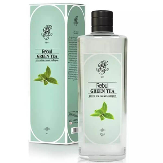  Rebul Green Tea Kolonya Cam Şişe 270 ml - 1