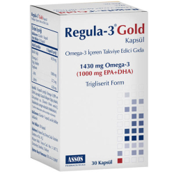 Regula-3 Gold Omega-3 1250 mg 30 Kapsül - Assos Pharma