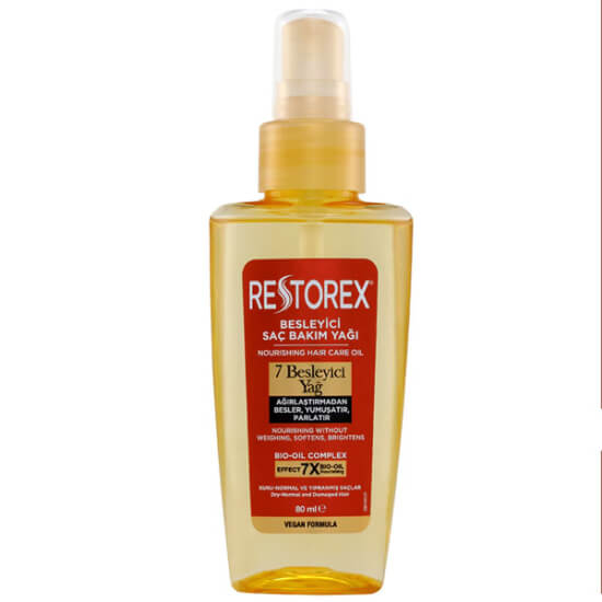  Restorex 7 Besleyici Yağ İçerikli Besleyici Saç Bakım Yağı 80 ml - 1