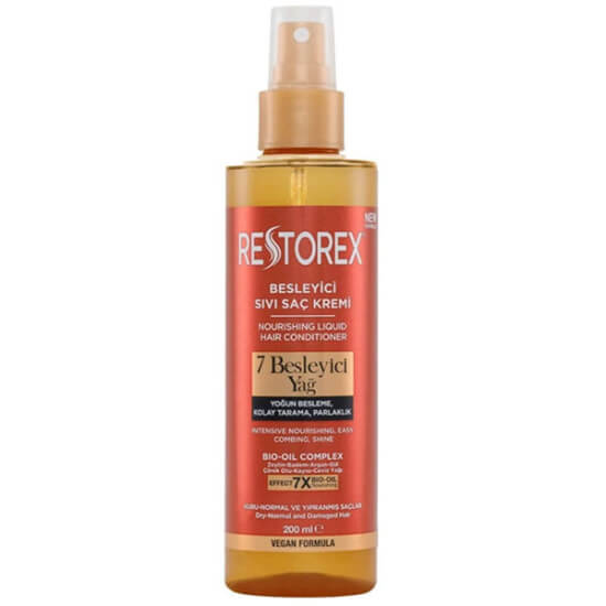  Restorex 7 Besleyici Yağ İçerikli Sıvı Saç Bakım Kremi 200 ml - 1