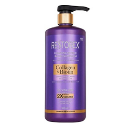 Restorex Collagen Biotin Dolgunlaştırıcı Bakım Şampuanı 900 ml - Restorex