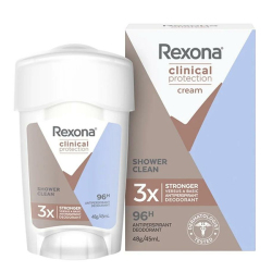 Rexona Clinical Protection Shower Clean Unisex 45 ml - Rexona