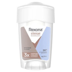 Rexona Clinical Protection Shower Clean Unisex 45 ml - Rexona