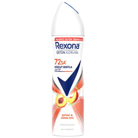  Rexona Deodorant Kadın Şeftali Limon Otu 150 ml - 1