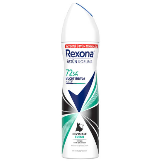 Rexona Women Invisible Fresh kadın deodorant sprey 150 ml fresh koku görünmez leke karşıtı 72 saate varan koruma- 1