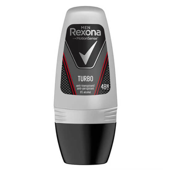 Rexona Men Turbo roll on deodorant 50 ml erkeklere özel 48 saate varan etki terleme ve koku karşıtı pratik roll-on- 1