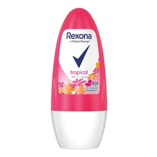 Rexona Motion Sense Tropical kadın roll on deodorant 50 ml, tropikal ferahlık, ter kokusuna karşı 48 saate varan koruma- 1