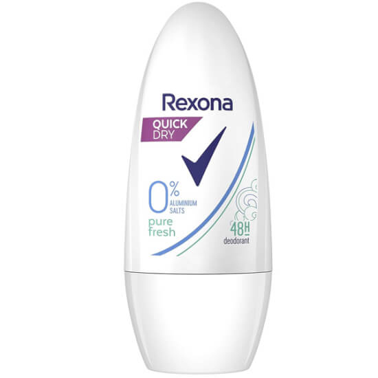 Rexona Roll On Quick Dry Pure Fresh 50 ml roll on deodorant fresh koku hızlı kuruma 48 saate varan koruma- 1